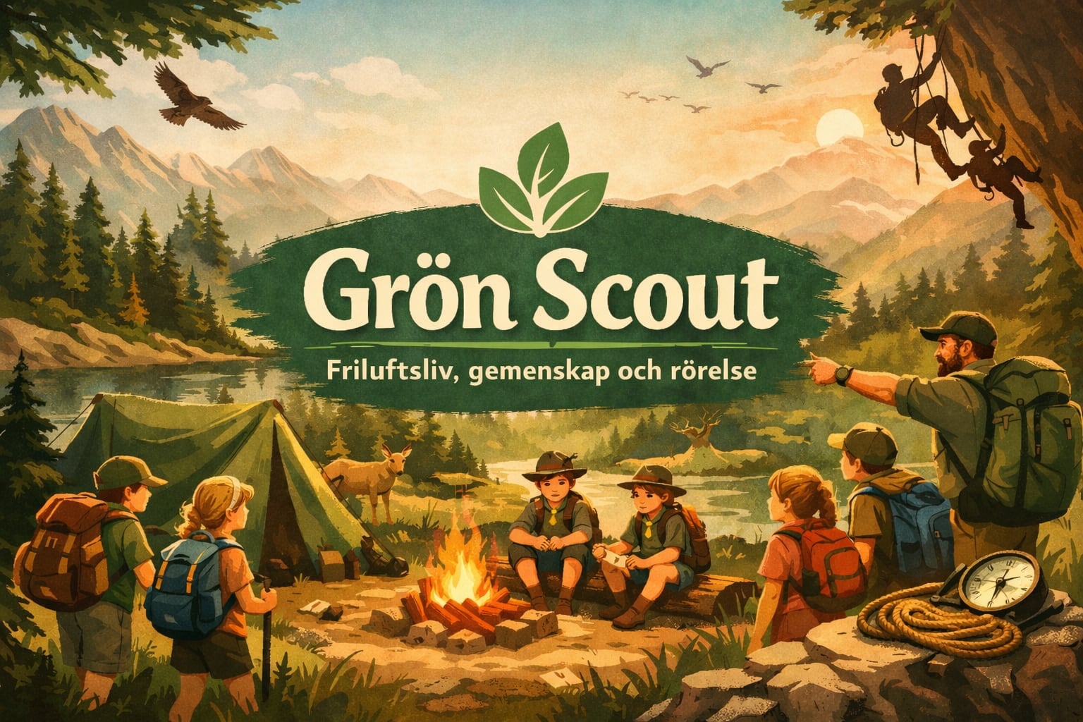 Grön Scout - Friluftsliv, gemenskap och rörelse