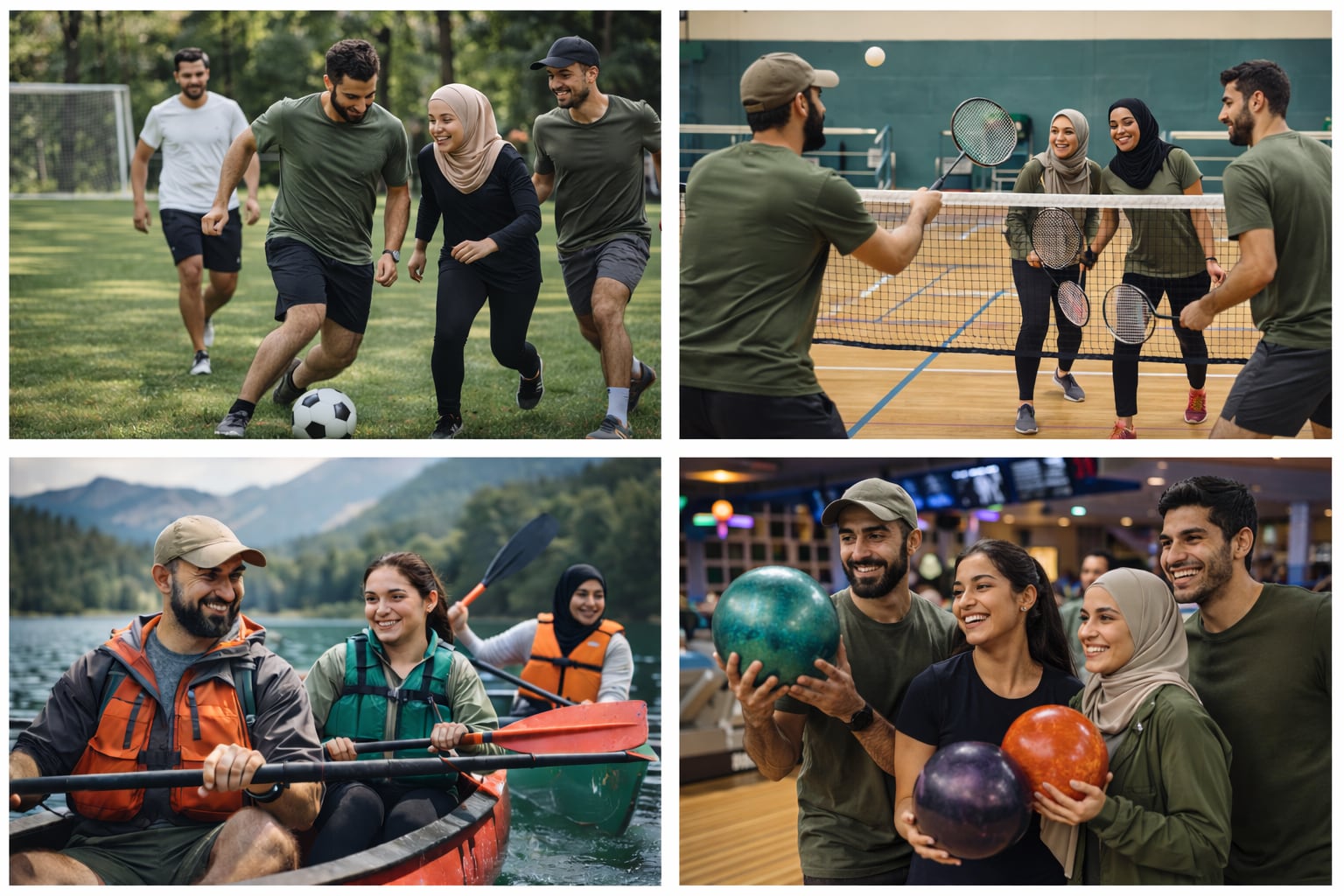 Bilder från Grön Scout aktiviteter